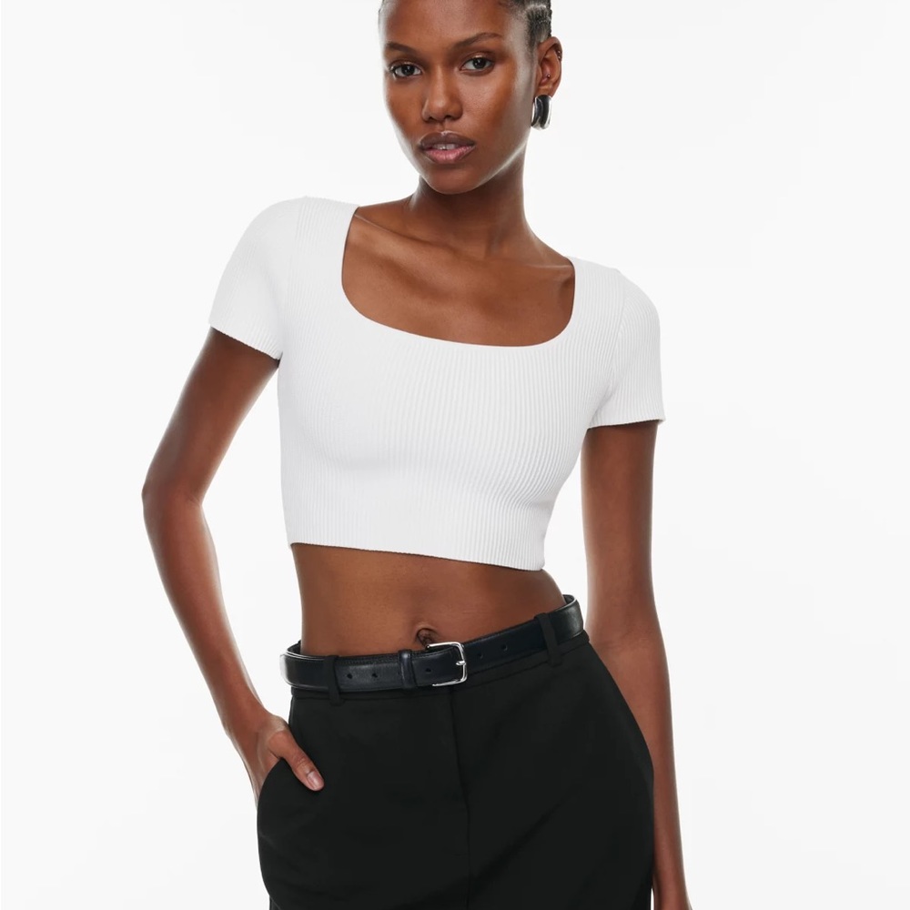 Babaton Sculpt Knit Squareneck Top - Picture 4 of 4